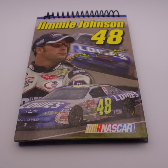 Jimmie Johnson 48 Lowes Spiral Notepad & Collectible Stamp Stickers - Picture 9 of 14